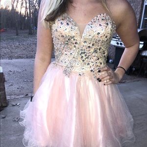 Size 4 short prom dress,  worn one time.